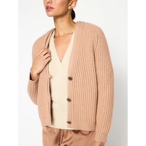 Brochu Walker - Luca Cardigan in Miele Melange - Size Medium